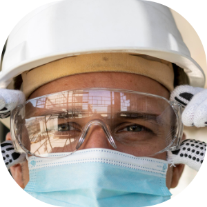 Cascos, gafas, mascarillas